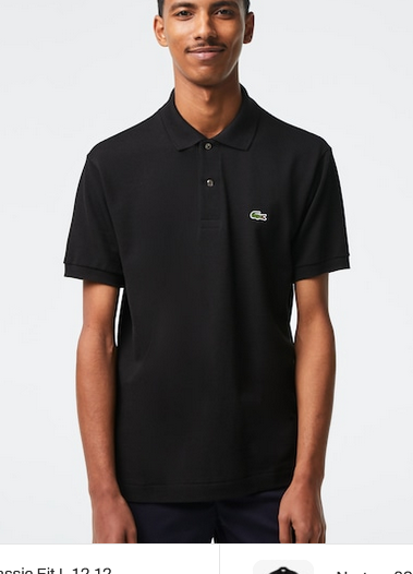 Polo classic fit 031 black Lacoste Polo classic fit 031 black Lacoste